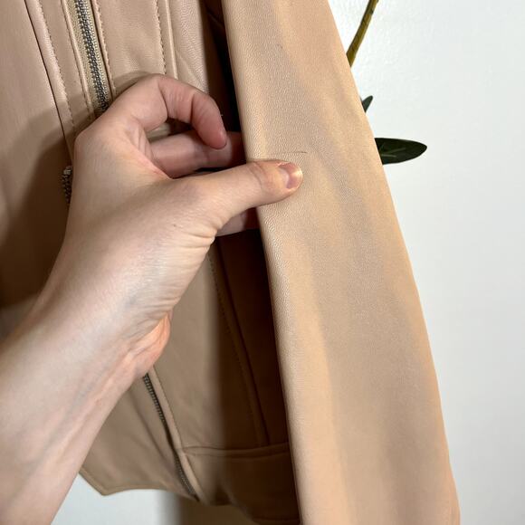 Cole Haan Lambskin Leather Jacket - Picture 3 of 6